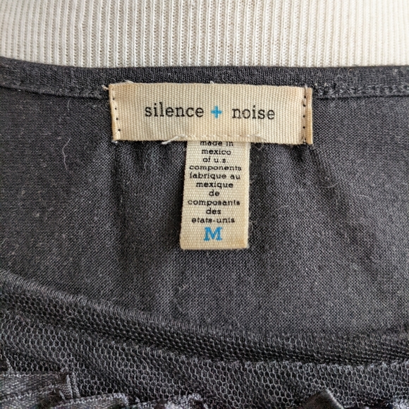 Silence and Noise Black Ribbon Top - Picture 9 of 9